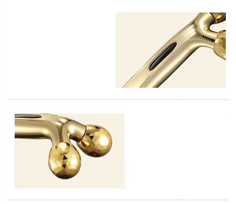3D face-lifting device manual roller massager