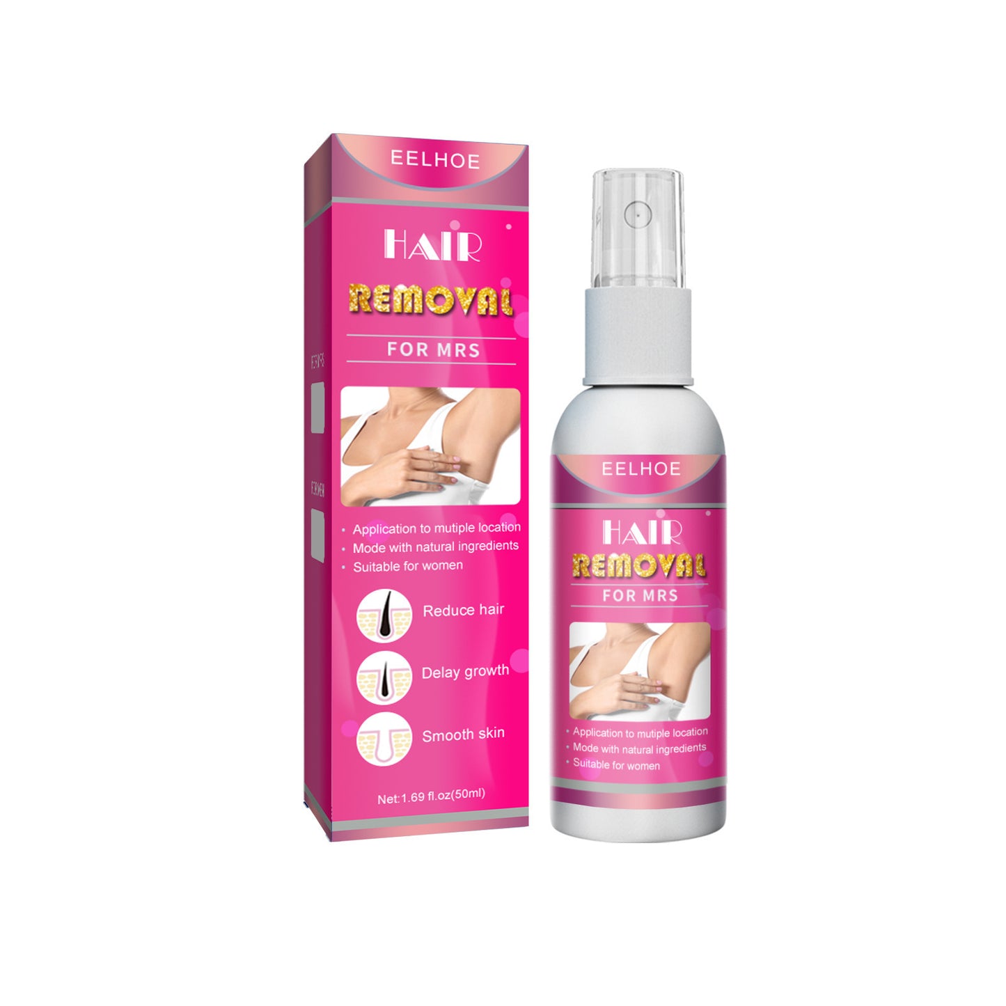 Dry And Gentle Deep Cleansing And Moisturizing Skin Depilatory Cream