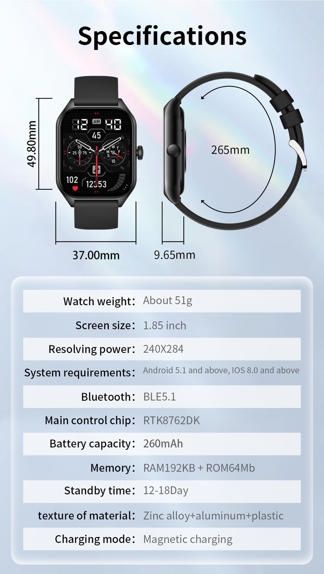 Call More Than Sport Smart Watch