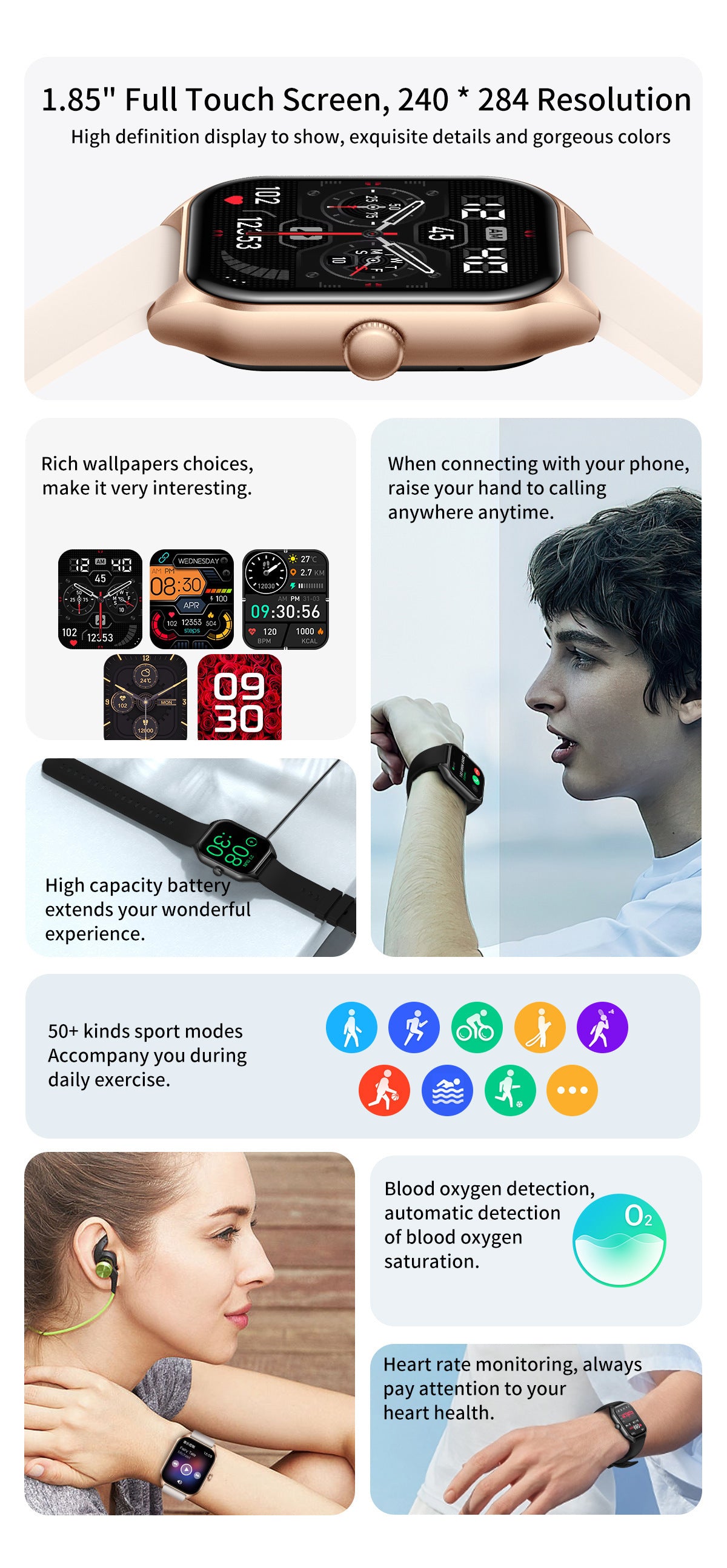 Call More Than Sport Smart Watch